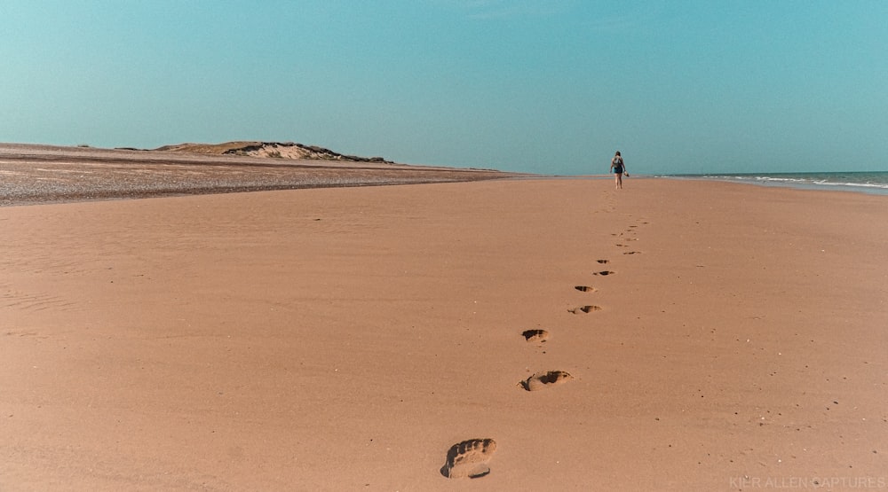 people walking on brown sand during daytime