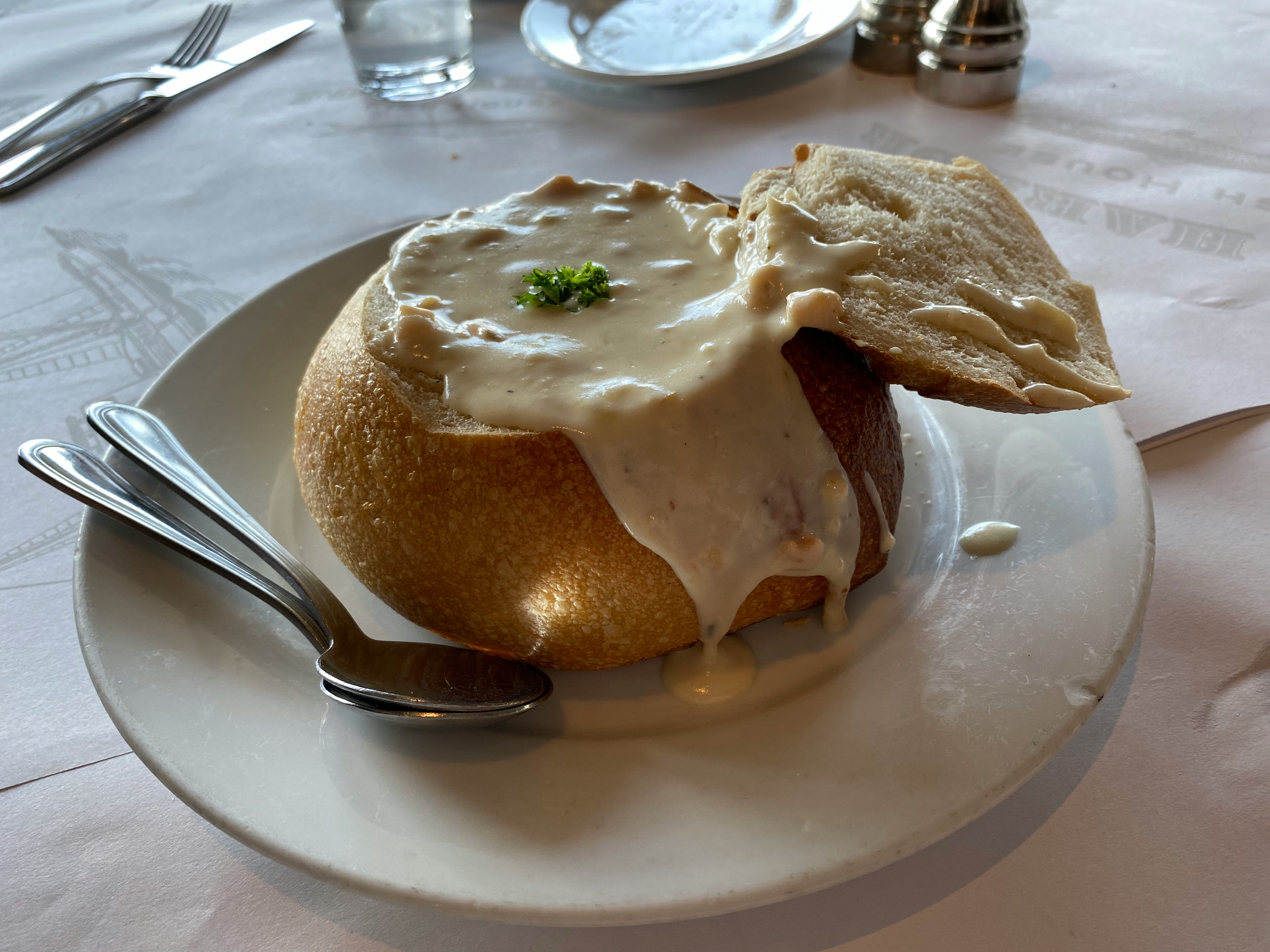 brown pastry on white ceramic plate