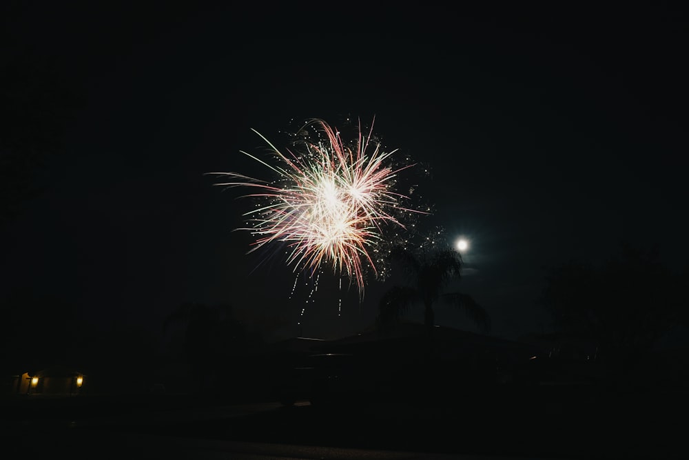fireworks display during night time