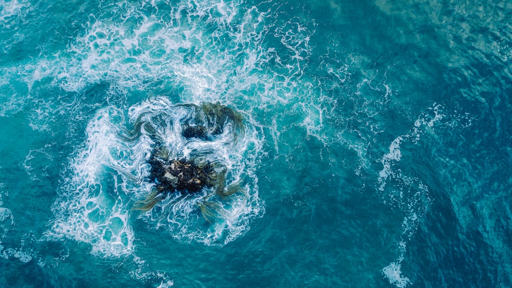 water splash on body of water