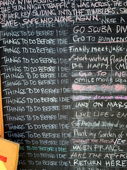 Bucket list