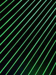 Glowing neon network nodes connecting across a dark futuristic grid.