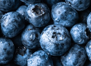 grayscale photography of round fruits