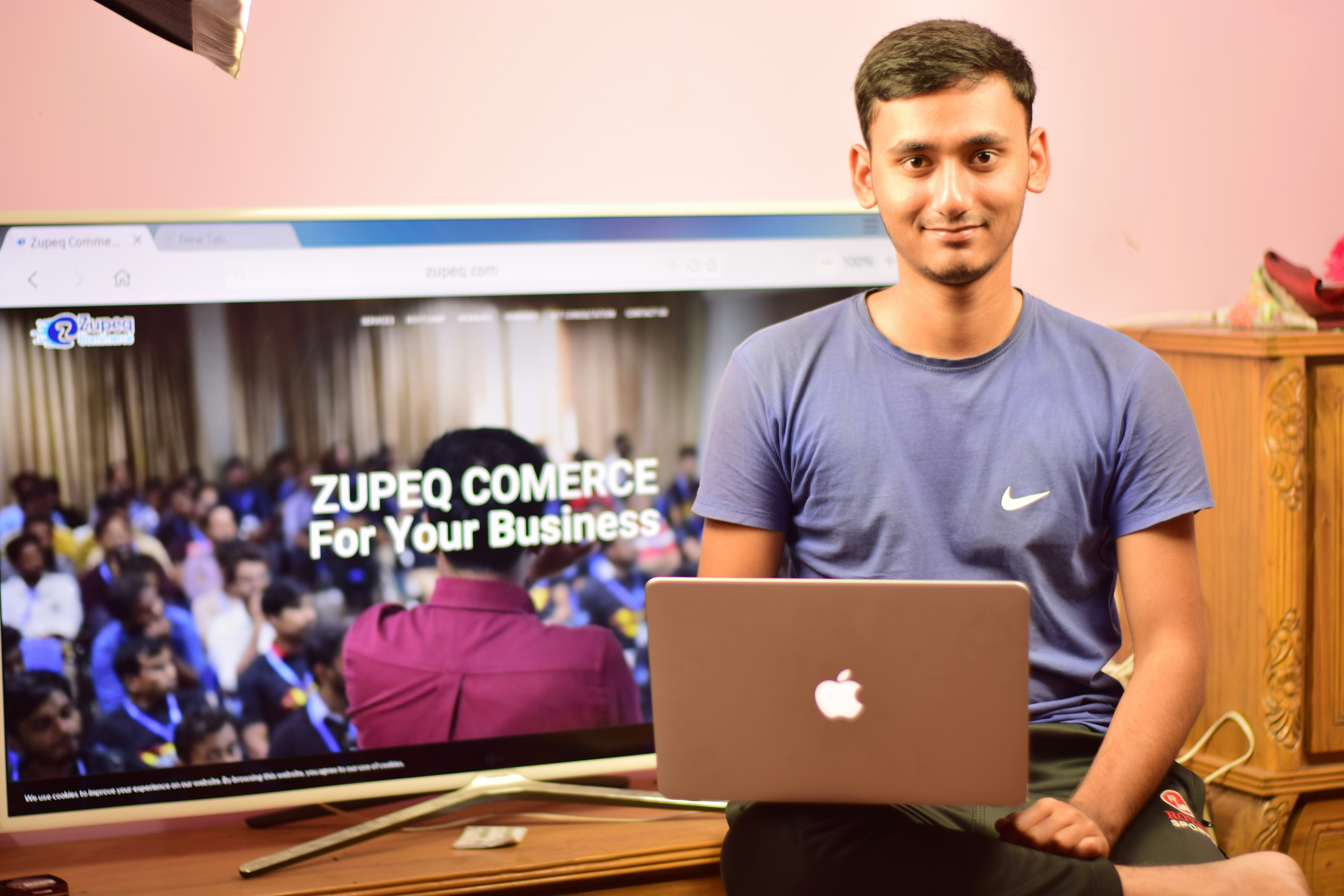 Happy entrepreneur testimonial