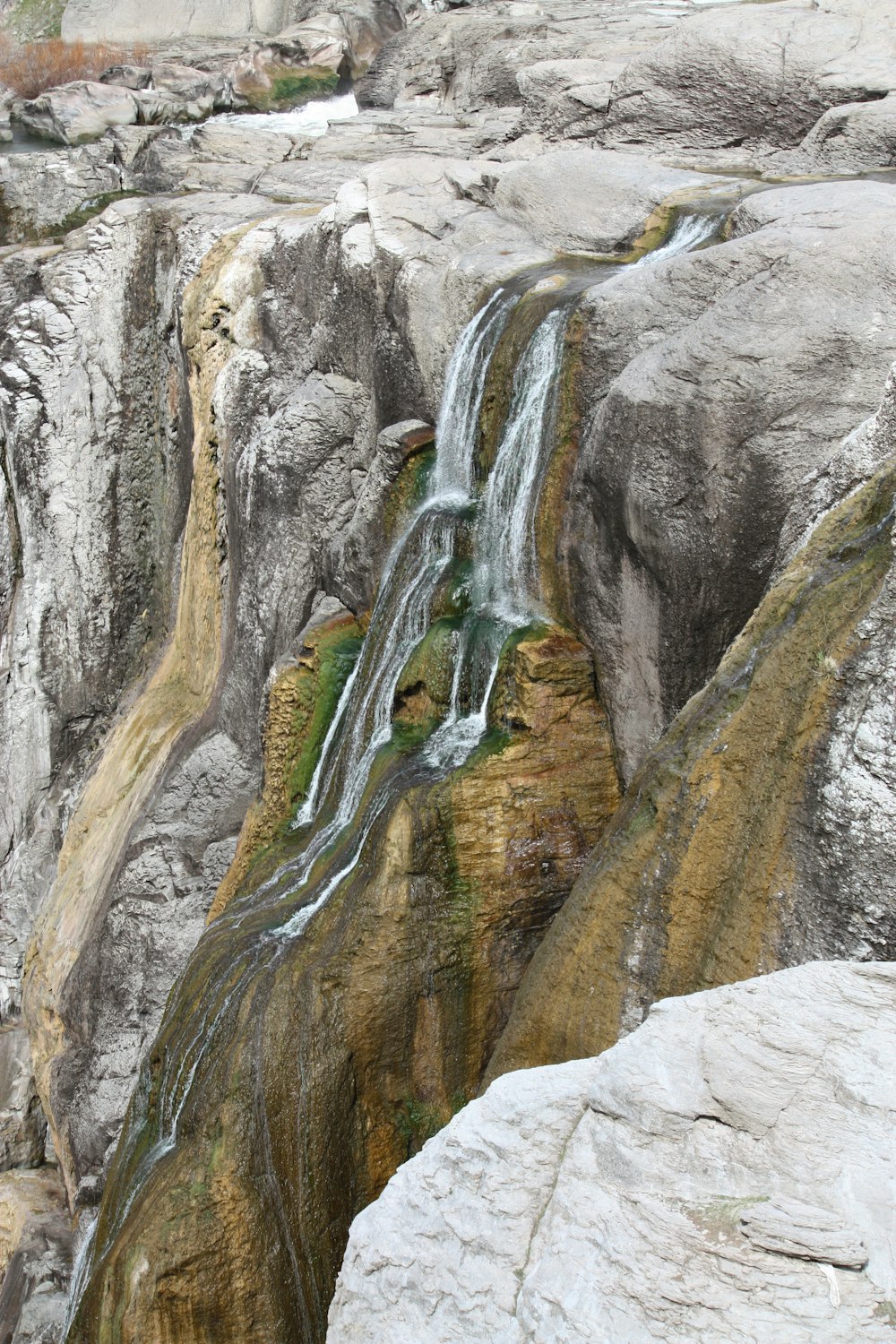 brown and gray rock formation