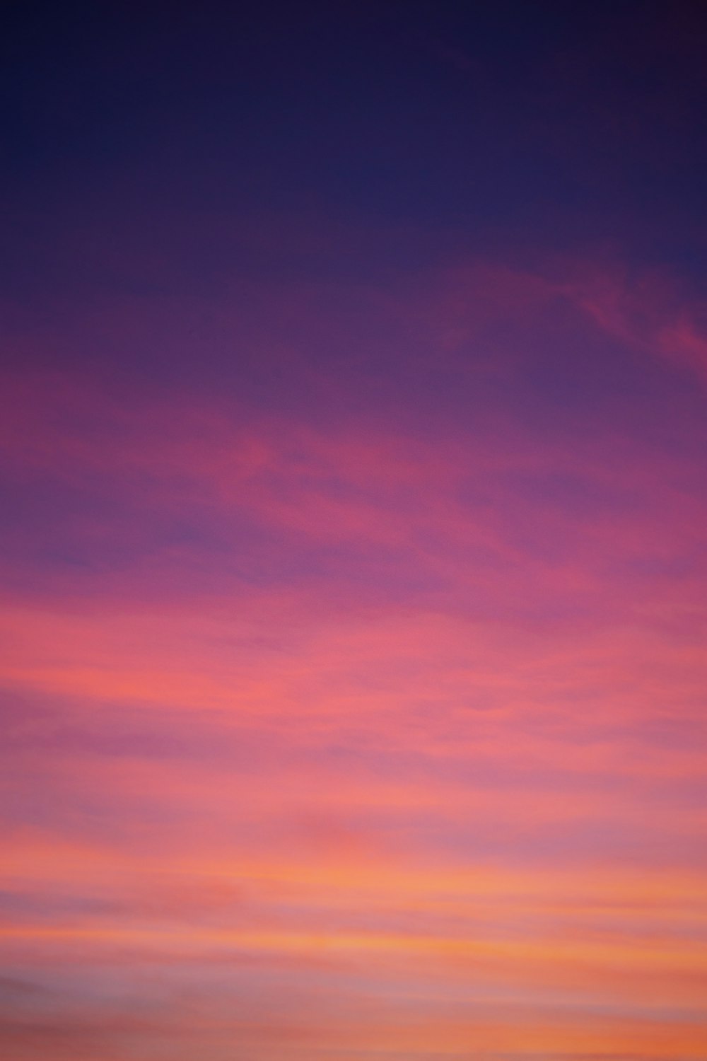 pink and blue cloudy sky