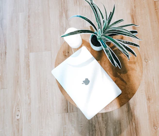 white paper on brown wooden table
