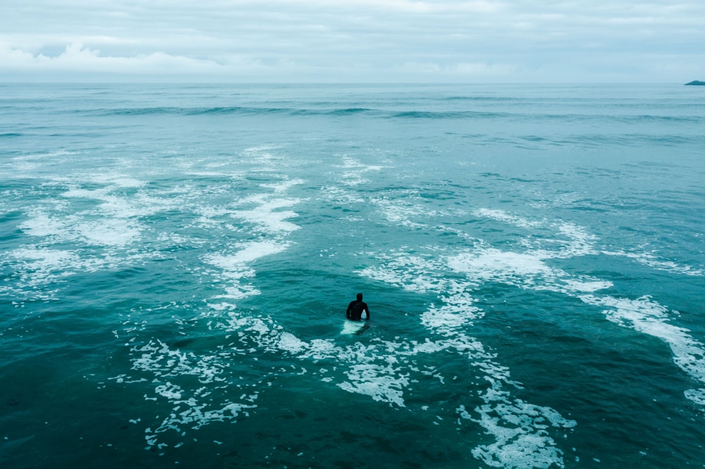 person surfing on sea waves during daytime