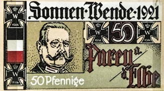 An antique banknote from the early 1900s, its faded colors and delicate paper hinting at decades past.