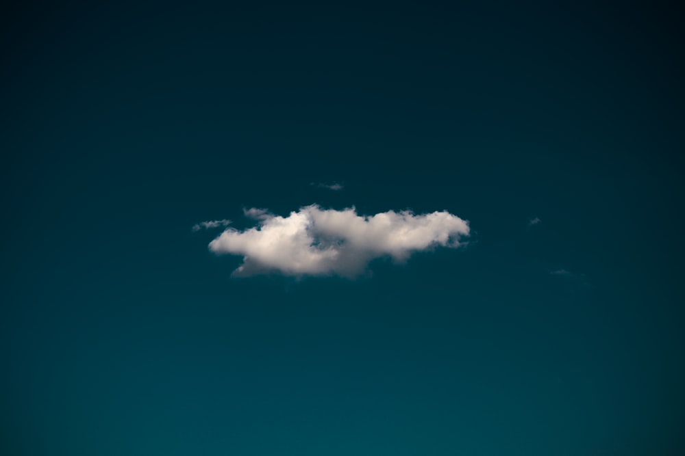 white clouds in blue sky