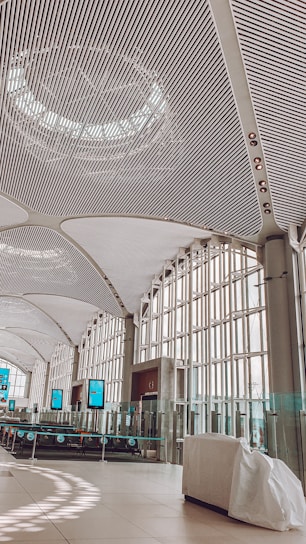 A modern training facility with advanced technology and collaborative workspace.