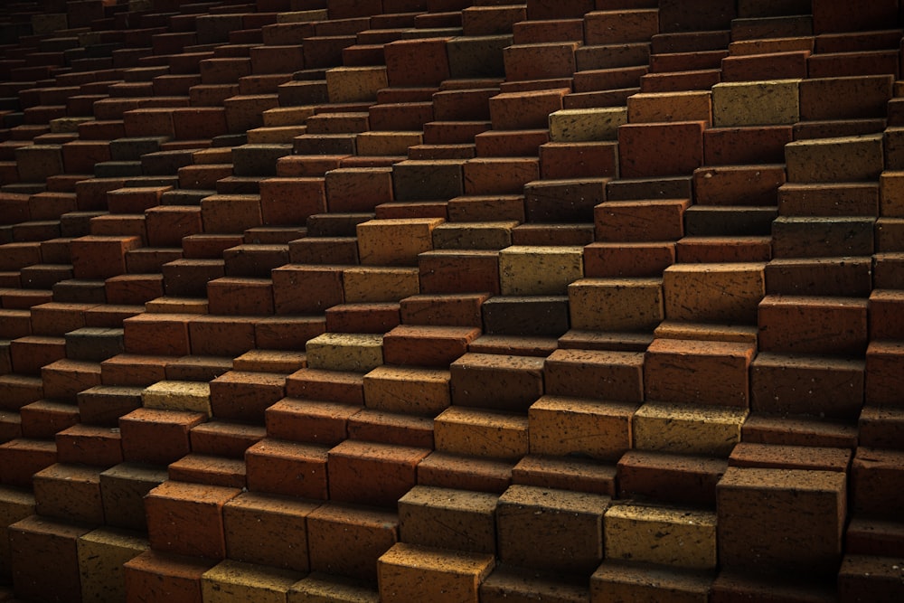 brown brick wall during daytime