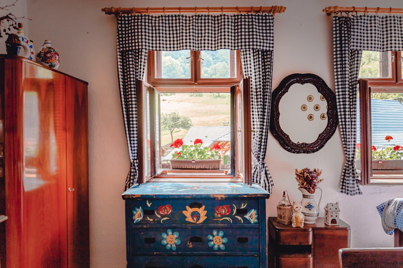 Commode met spiegel