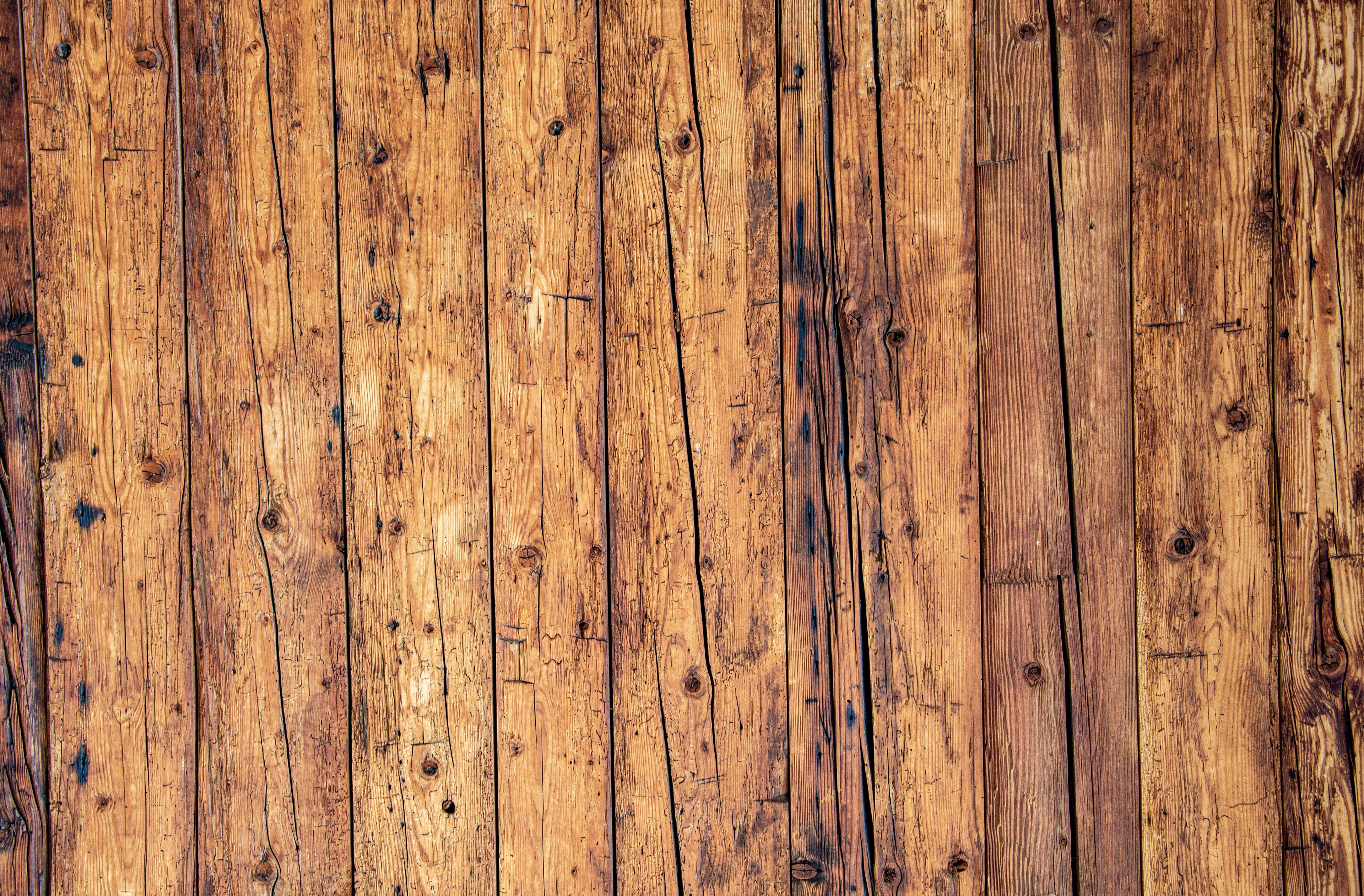 Wooden floor in daylight