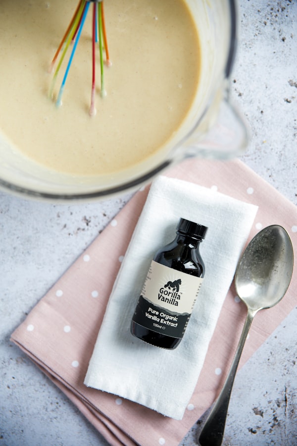 Vanilla extract bottle