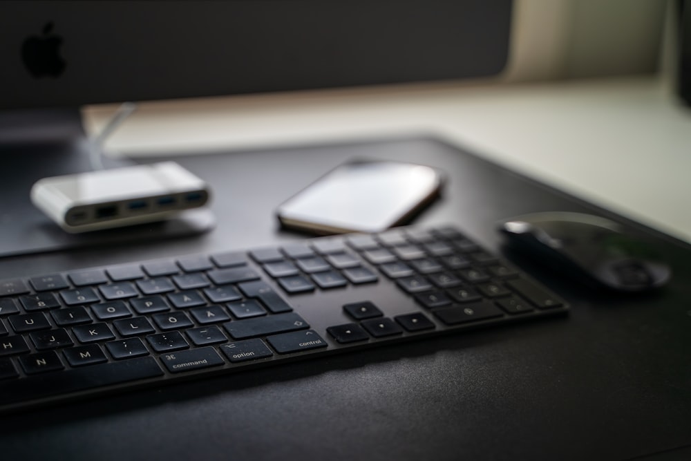 black and gray computer keyboard