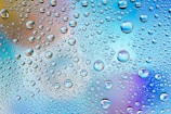 water droplets on clear glass