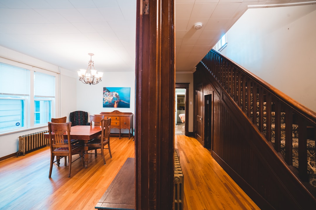 brown wooden dining table and chairs