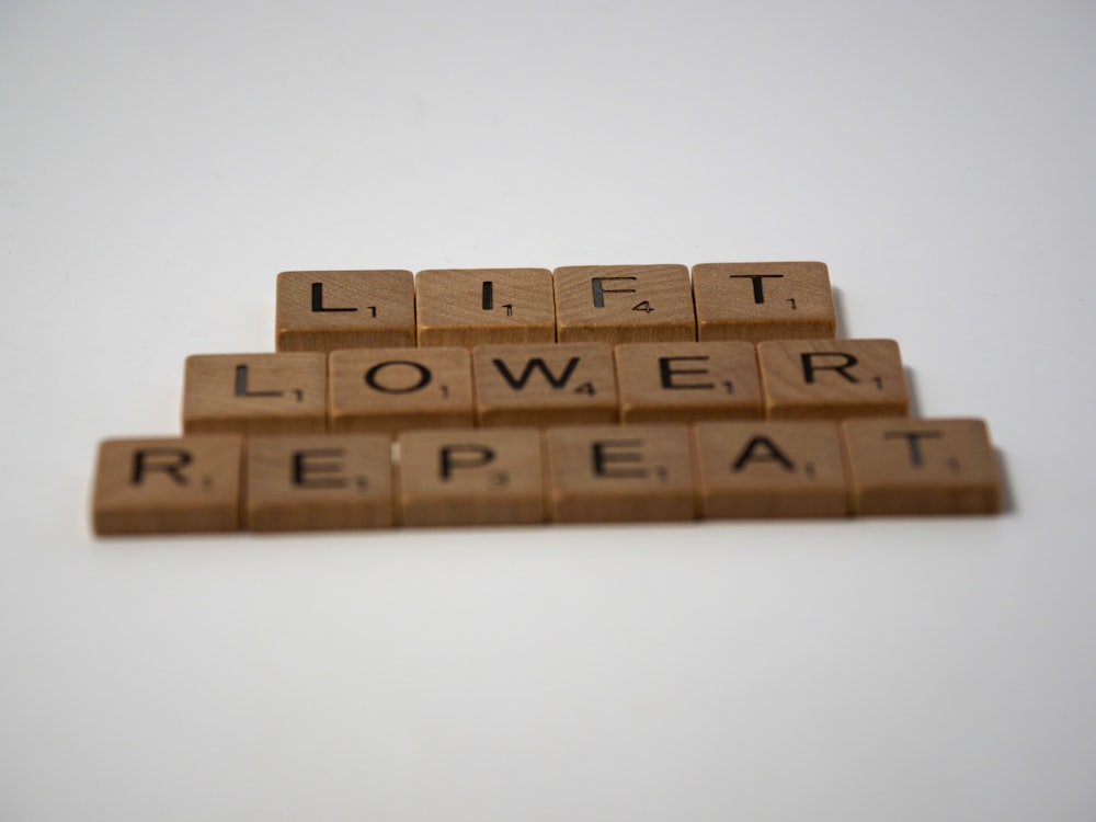 brown wooden blocks on white surface