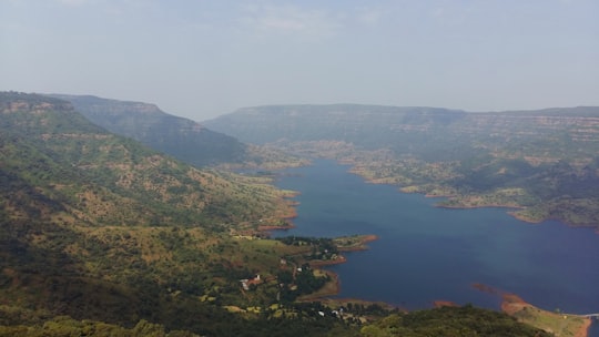 green trees near body of water during daytime in Mahabaleshwar India