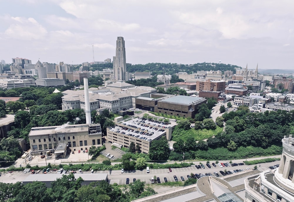 aerial view of city buildings during daytime