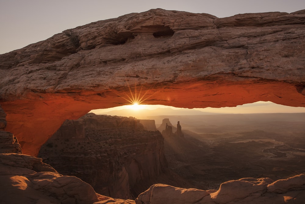 brown rock formation during daytime