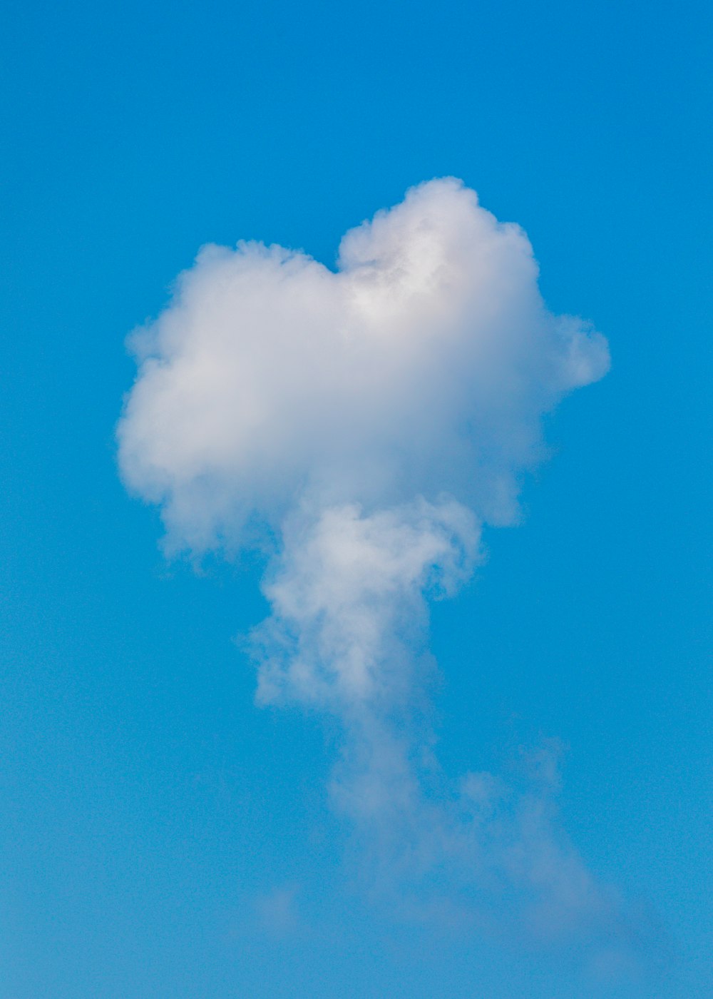 white clouds in blue sky