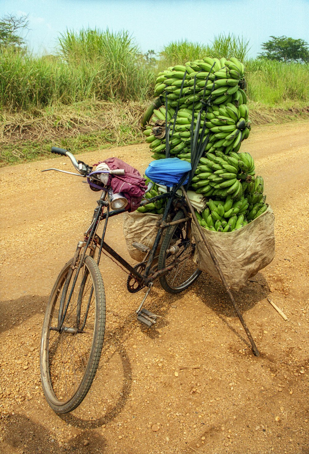 banane verte sur panier en bois brun