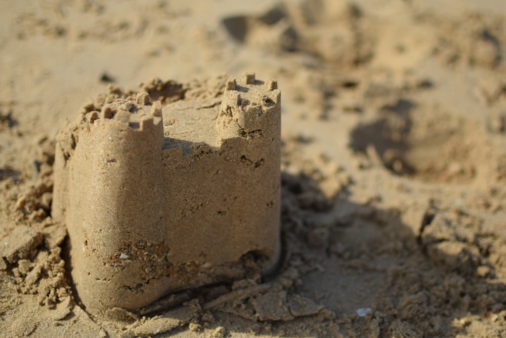 brown sand castle during daytime