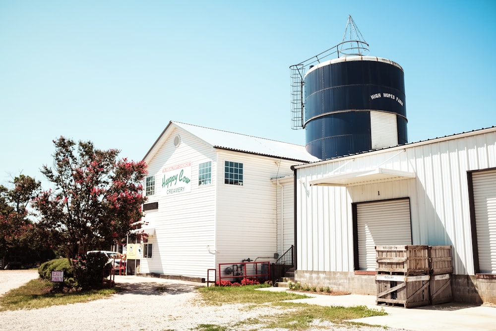 white and gray concrete building