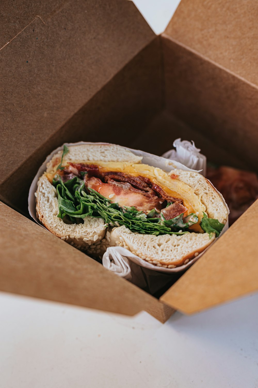 burger with tomato and lettuce