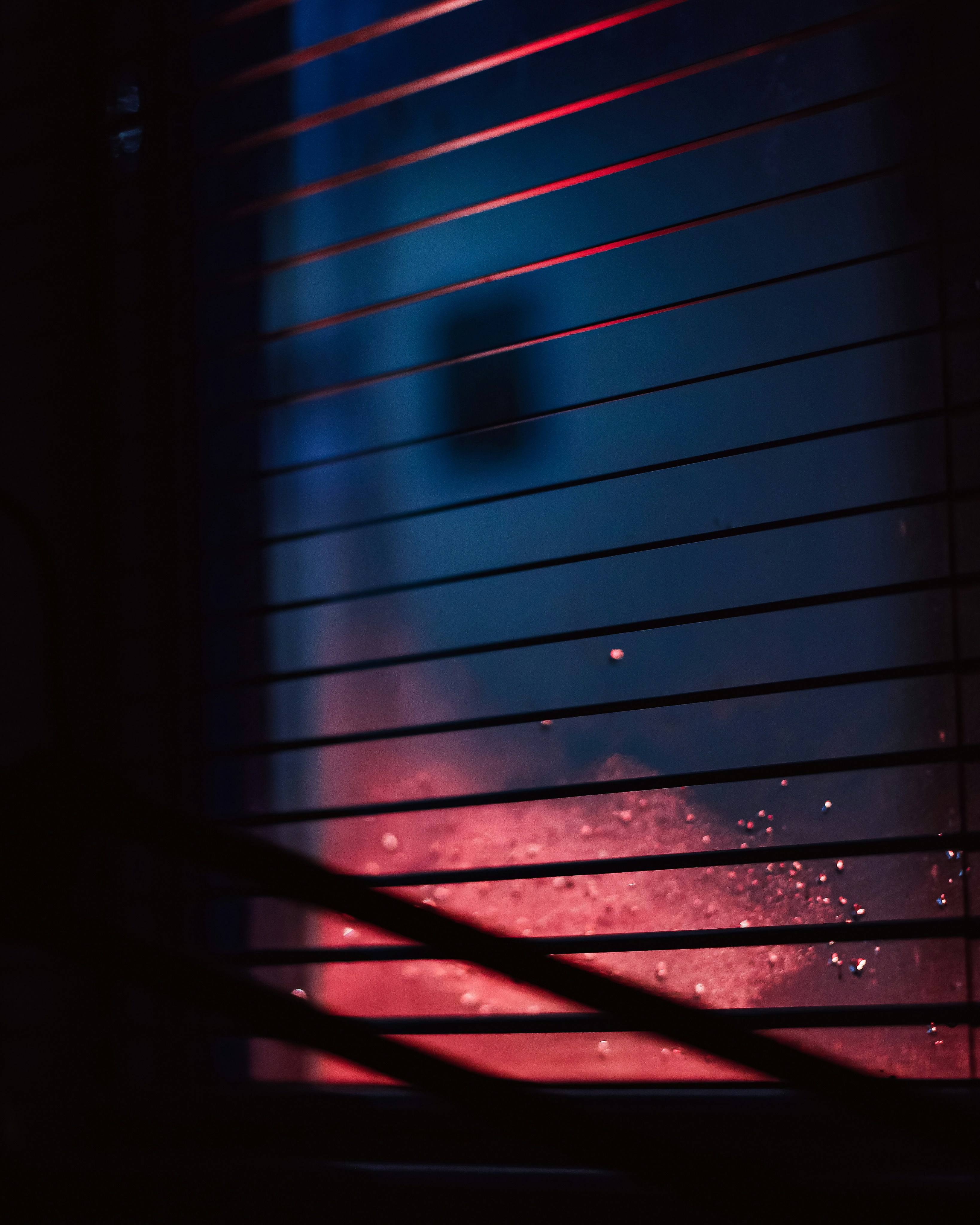 blinds at night
