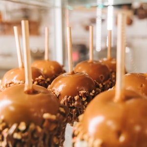 brown and white chocolate coated doughnut