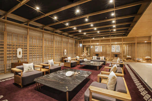Formal Dining Hall — commercial cafeteria & pantry interior design