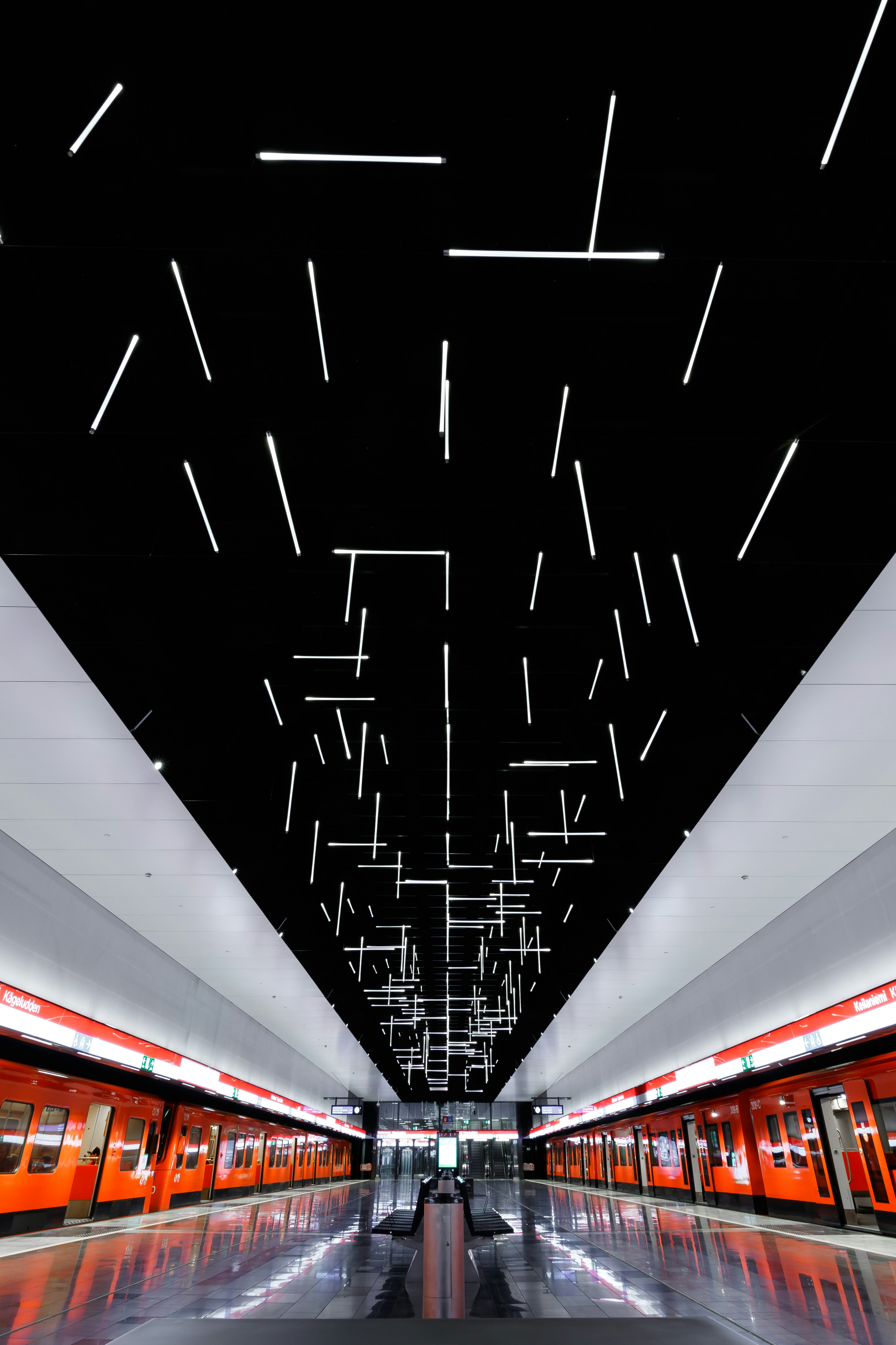 Illustration des weißen und schwarzen Dreiecks