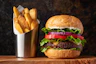 Cookout huge half pound burger char-grilled