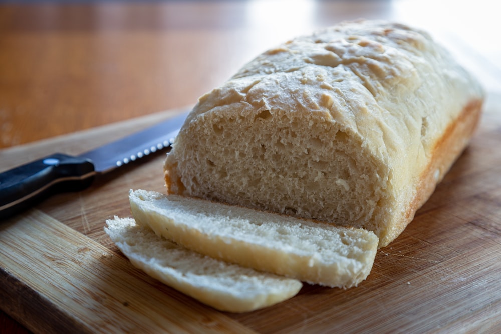 bread on brown wooden table