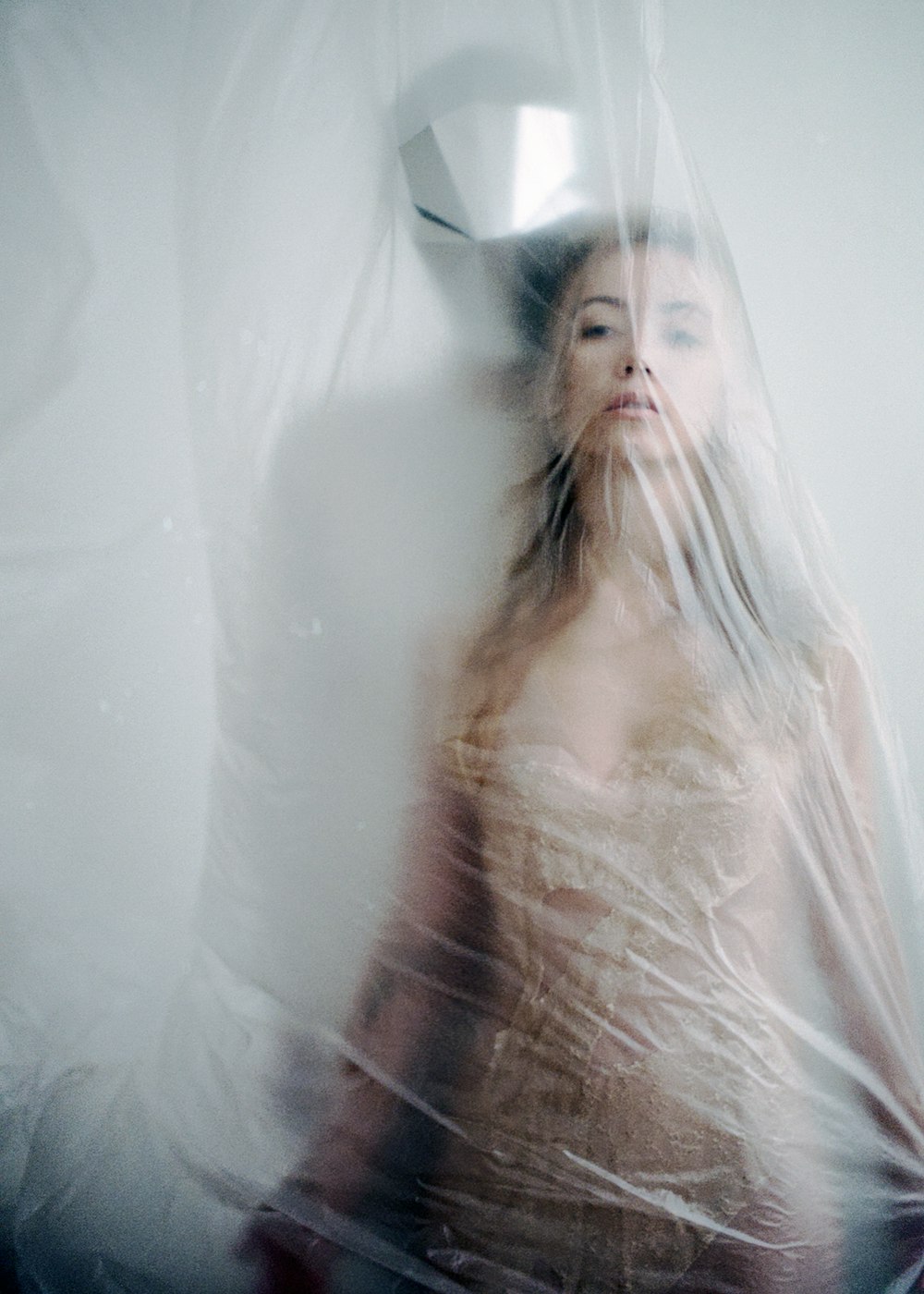 woman in white wedding dress