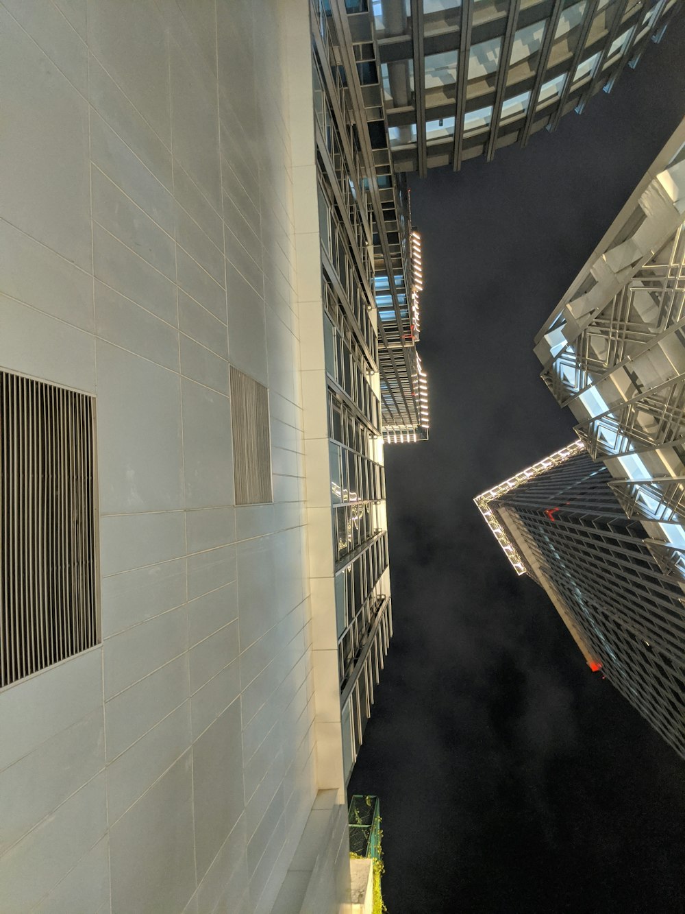 low angle photography of high rise building