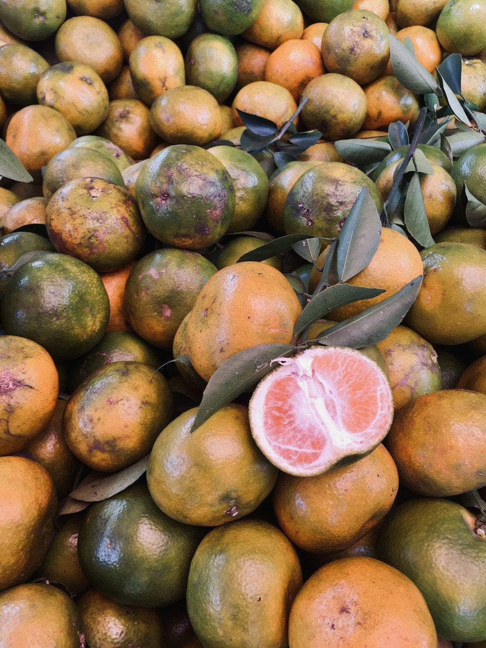 yellow and red fruit lot