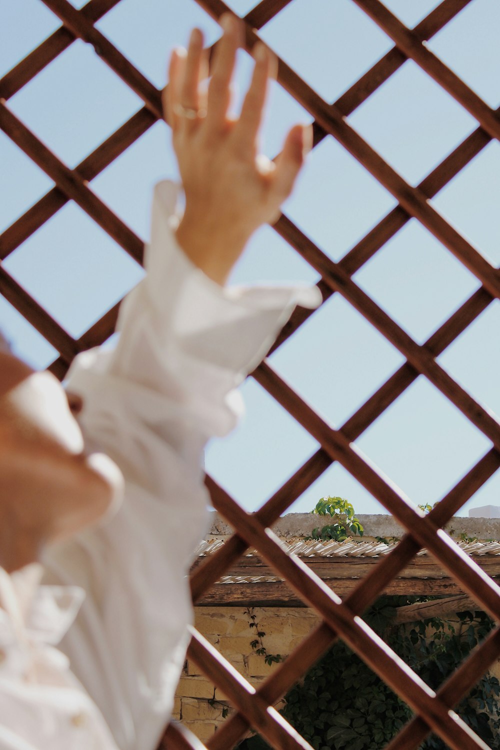 person in white long sleeve shirt