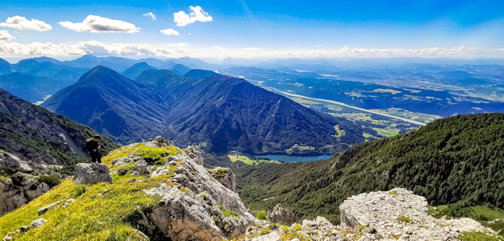 green and brown mountains under blue sky during daytime