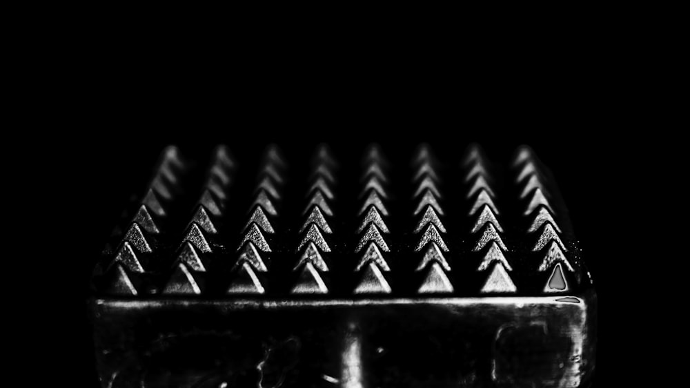 black and white photo of a keyboard