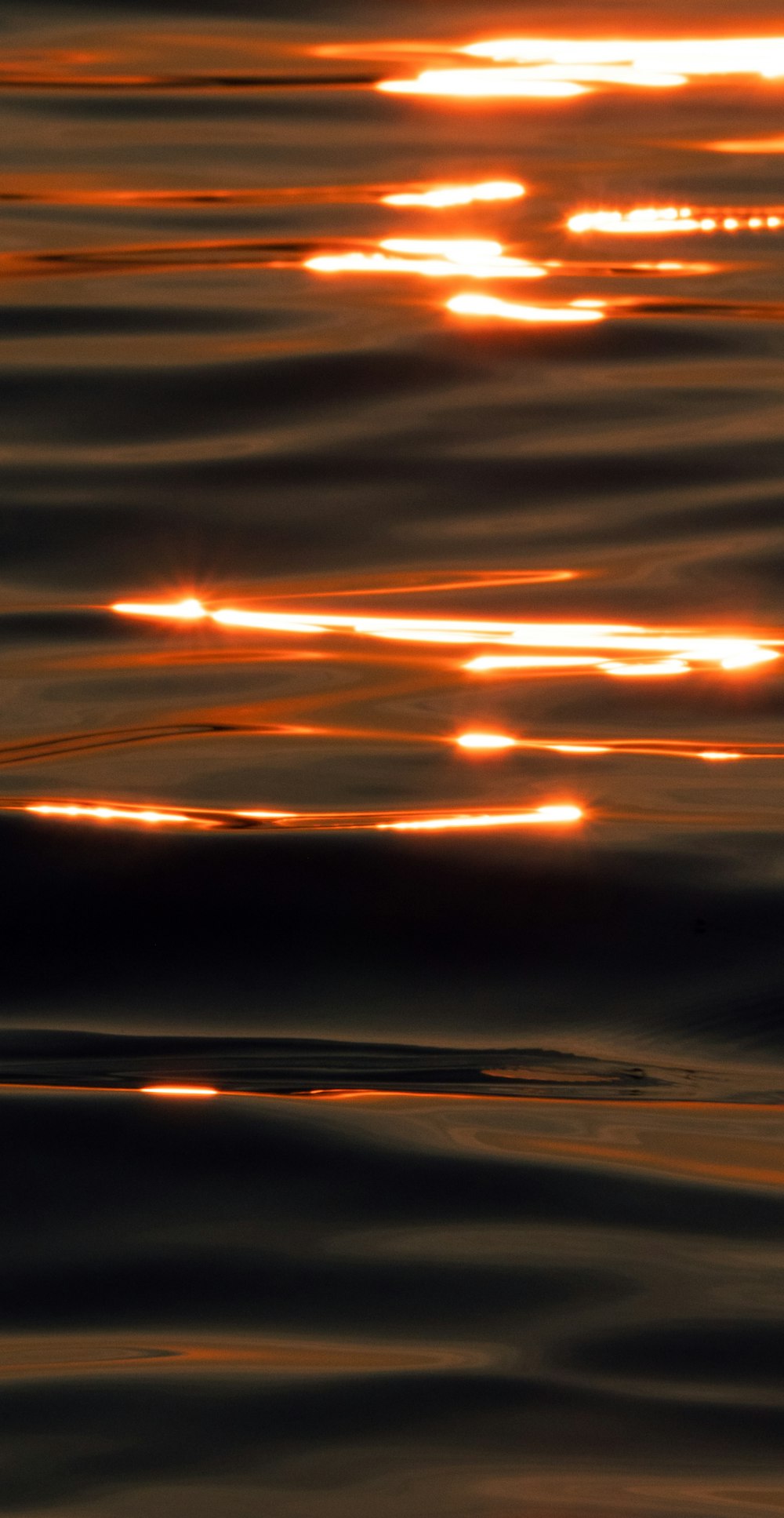 sunset over the clouds and ocean