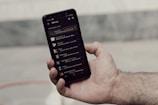 An engaging playlist displayed on a modern device.