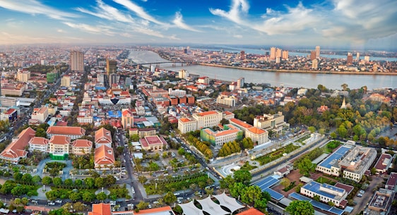 aerial view of city buildings during daytime