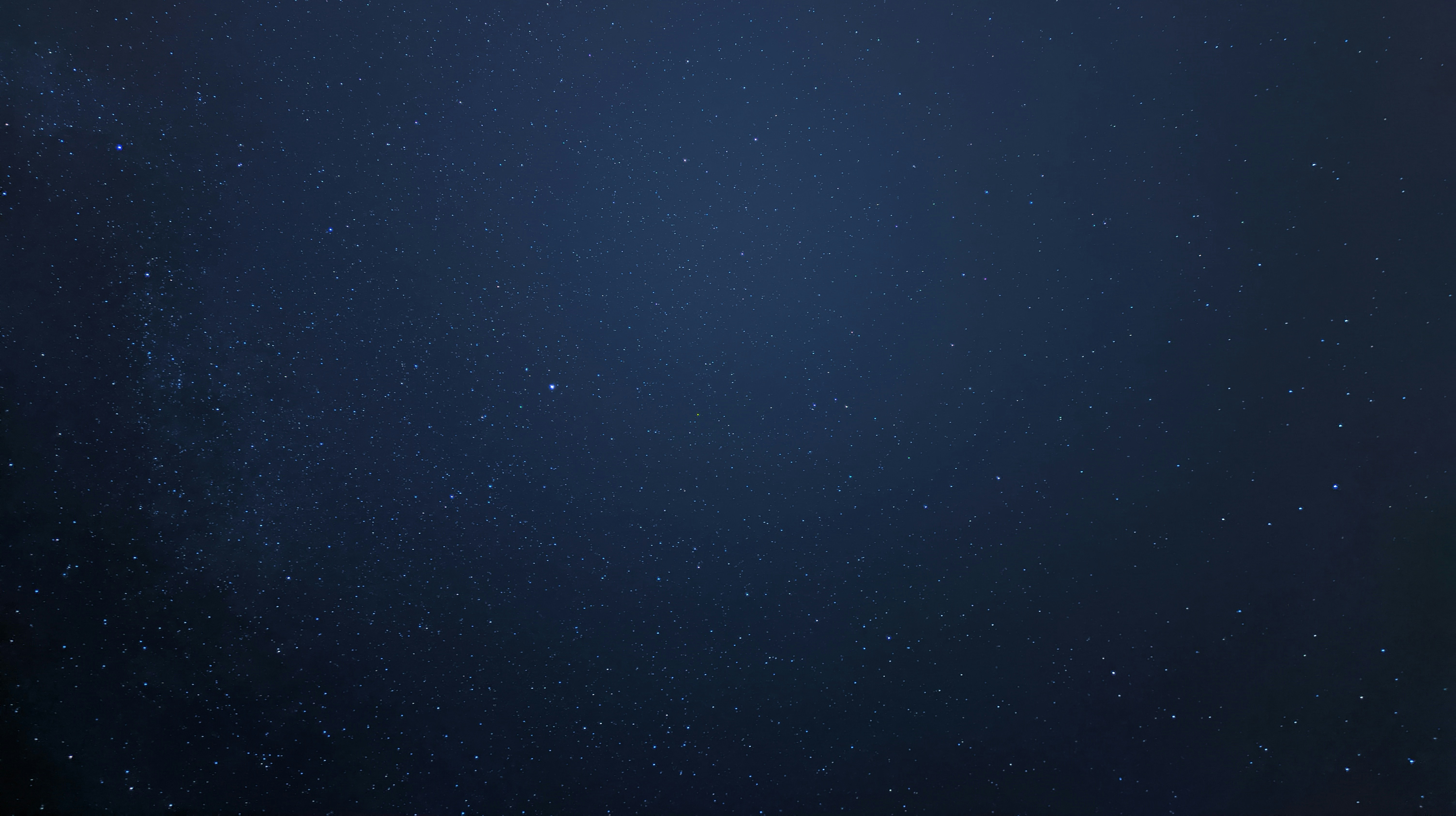 blue sky during night time