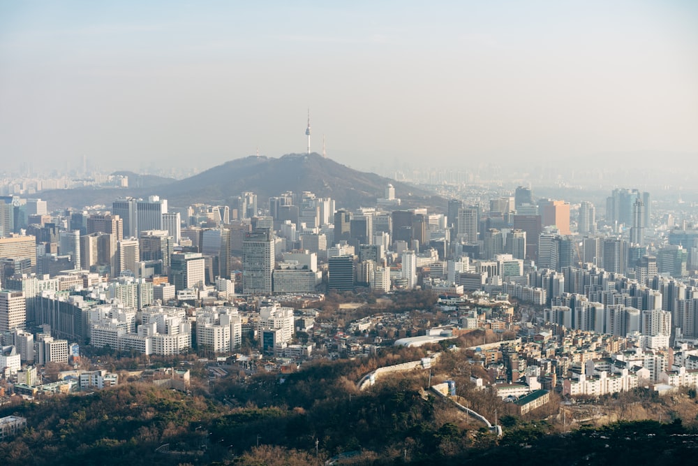 aerial view of city buildings during daytime