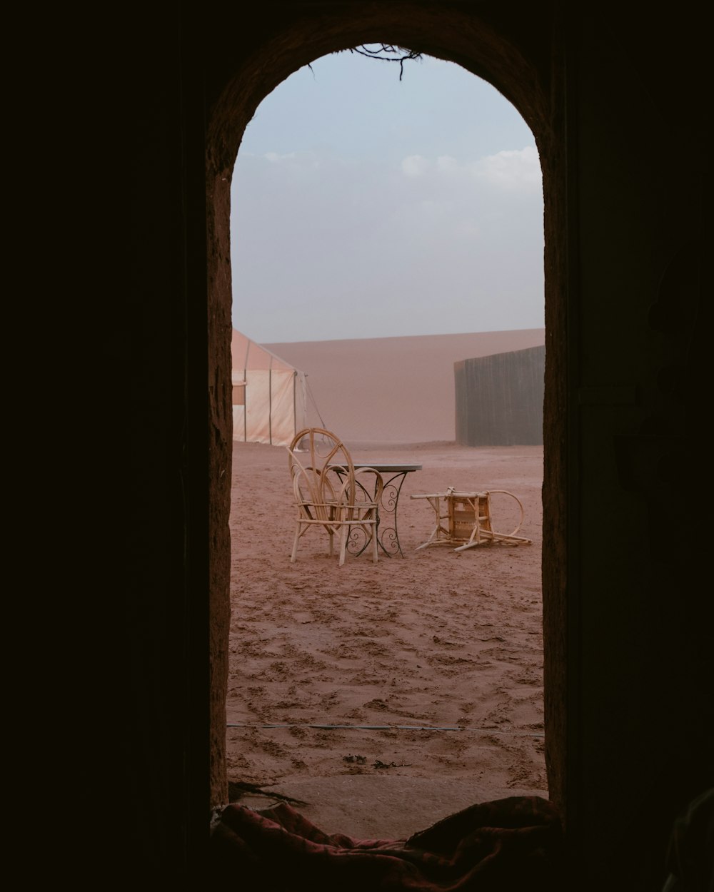 Gente montando camello en el desierto durante el día