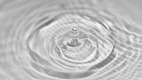 water drop in grayscale photography